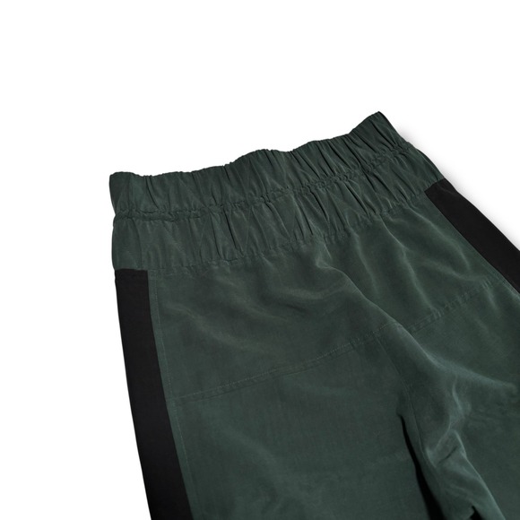 A. Niemeyer Green / Black Stripe High Rise Pants Lagenlook Size 6 / 28 x 22.5 - Picture 5 of 6